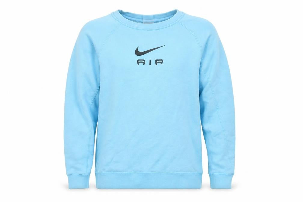 Nike Girls Blue Pullover Sweatshirt L 147-158cm Logo Graphic Fleece