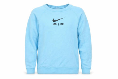 Nike Girls Blue Pullover Sweatshirt L 147-158cm Logo Graphic Fleece