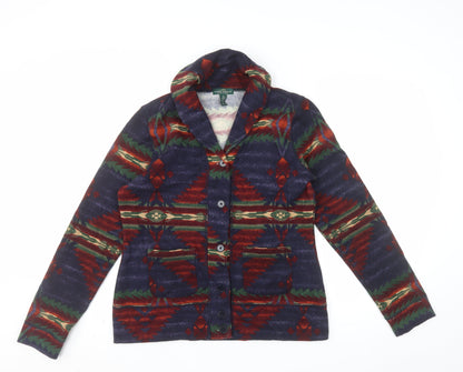 Lauren Ralph Lauren Women’s Multicoloured Aztec Cardigan Hoodie M Cotton Blend
