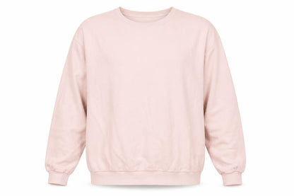 H&M Men’s Pink Crew Neck Pullover Sweatshirt Size L Fleece Cotton Blend