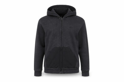 adidas Boys Black Full Zip Hoodie 11-12 Years Regular Fit Hooded Sweatshirt