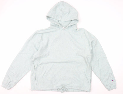Champion Men's Grey Pullover Hoodie Size L Reverse Weave Fleece