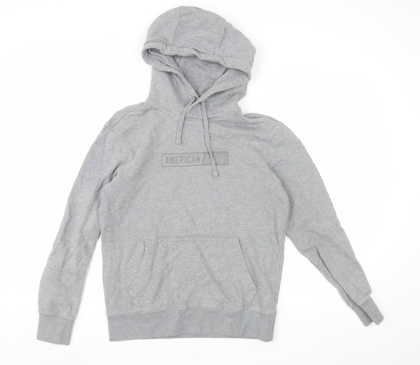 American Eagle Women Grey XS Pullover Hoodie 100% Cotton Casual