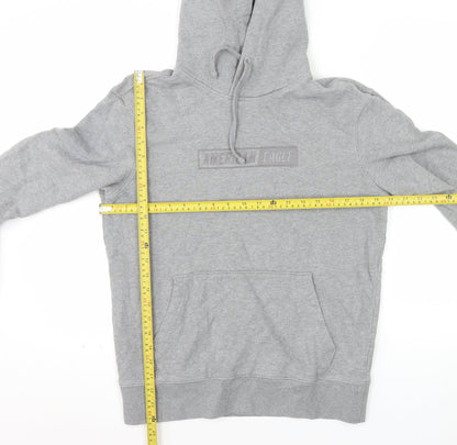 American Eagle Women Grey XS Pullover Hoodie 100% Cotton Casual