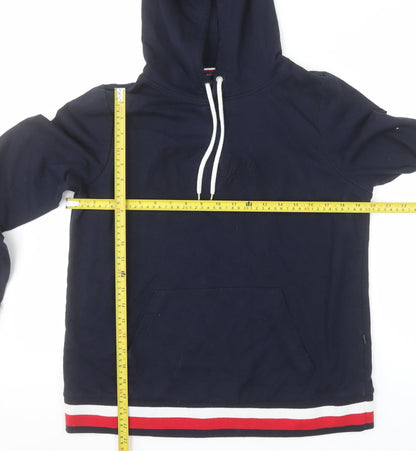 Tommy Hilfiger Women's Navy Pullover Hoodie Size L Classic Fit