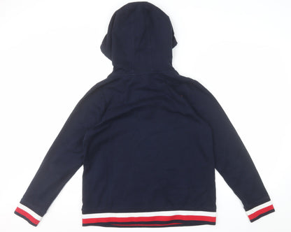 Tommy Hilfiger Women's Navy Pullover Hoodie Size L Classic Fit