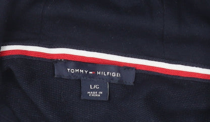 Tommy Hilfiger Women's Navy Pullover Hoodie Size L Classic Fit