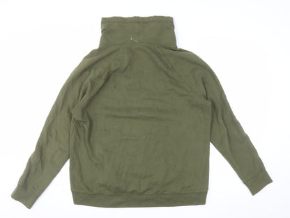 Calvin Klein Jeans Women’s Green Pullover Sweatshirt M Cotton Blend