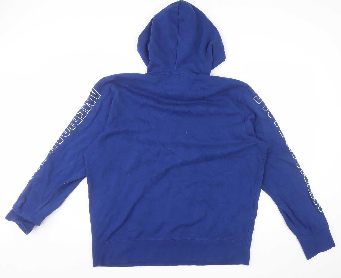 American Eagle Men's Blue XL Pullover Hoodie Super Soft Fleece