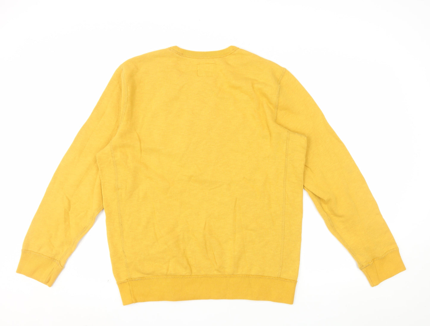 Abercrombie & Fitch Men’s Yellow Crew Neck Sweatshirt M