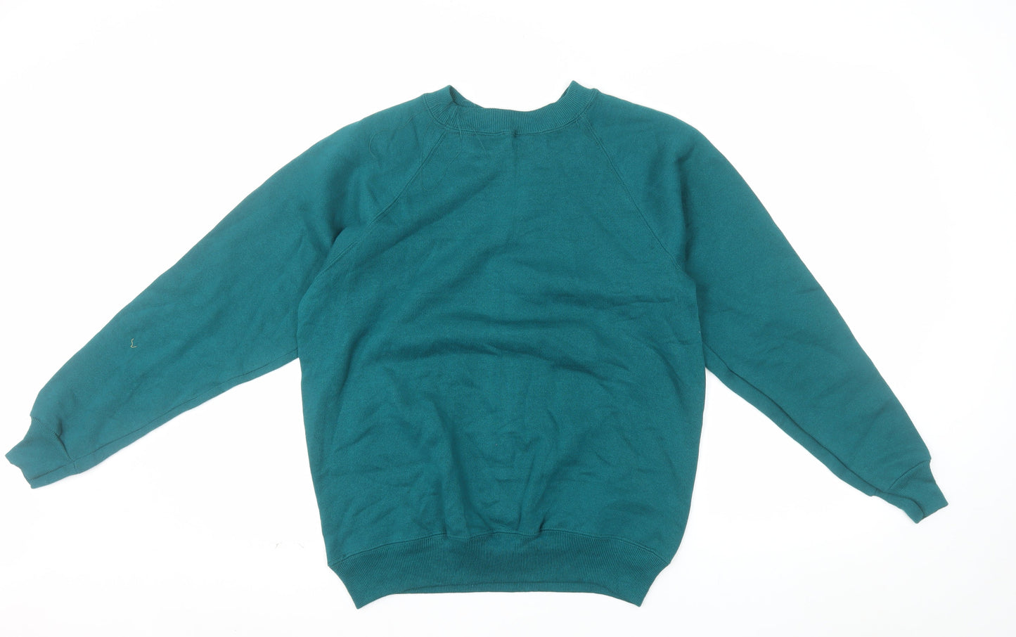 Hanes Her Way Women's Green Small Crew Neck Pullover Sweatshirt
