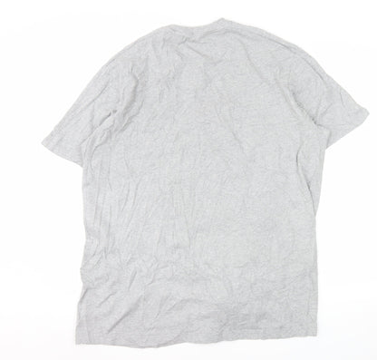 Adidas Men's Grey 2XL Crew Neck Short Sleeve Sports T-Shirt