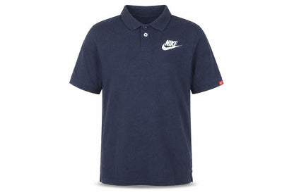 Nike Boys Blue XL Polo Shirt Short Sleeve Cotton Logo Sports Top