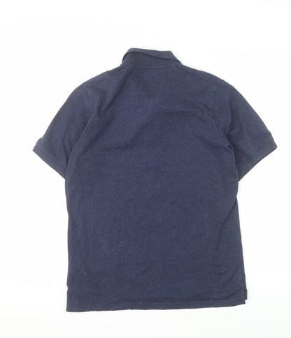 Nike Boys Blue XL Polo Shirt Short Sleeve Cotton Logo Sports Top