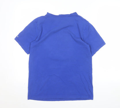 Converse Blue XL Teen Crew Neck Graphic Cotton T-Shirt