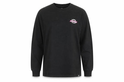 Dickies Womens Black Small Pullover Sweatshirt 100% Cotton Crew Neck