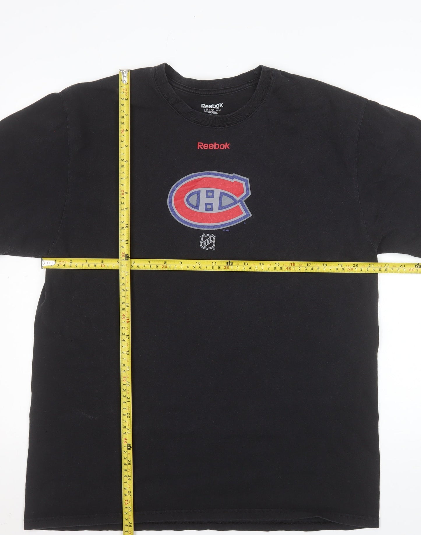 Reebok Men’s Black XL Sports Graphic Cotton T-Shirt