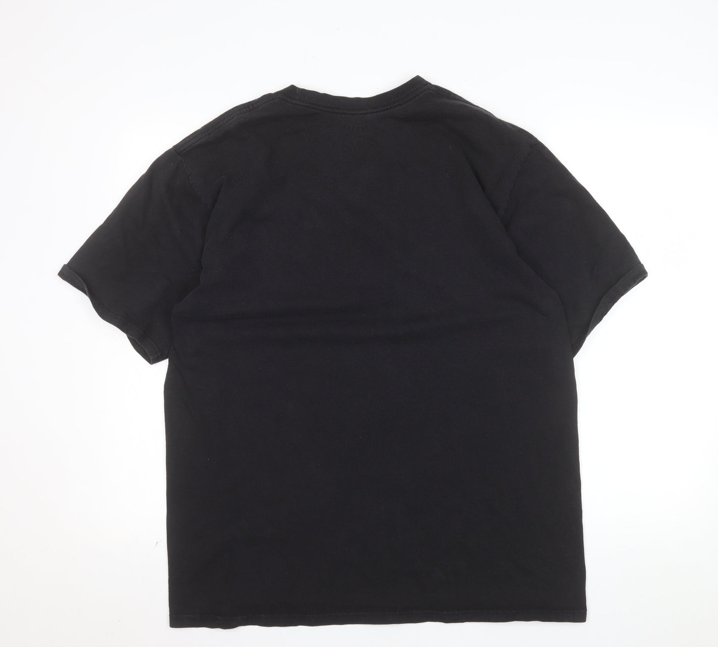 Reebok Men’s Black XL Sports Graphic Cotton T-Shirt