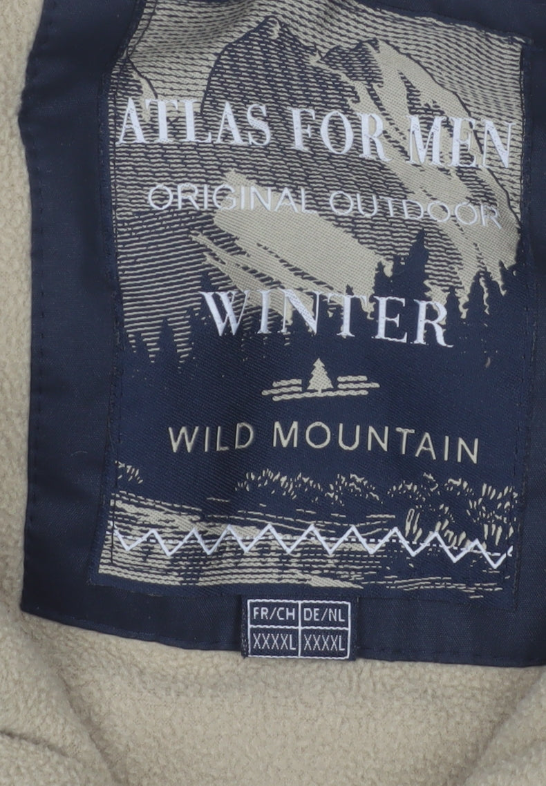 Atlas For Men Navy 4XL Winter Parka Jacket Men's Outdoor Coat