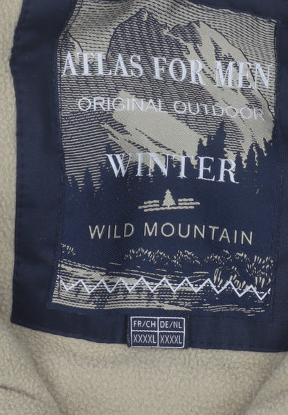 Atlas For Men Navy 4XL Winter Parka Jacket Men's Outdoor Coat