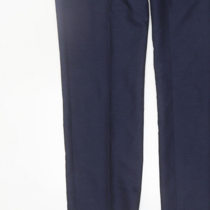Taylor & Wright Men's Blue 34L Dress Pants Formal Trousers