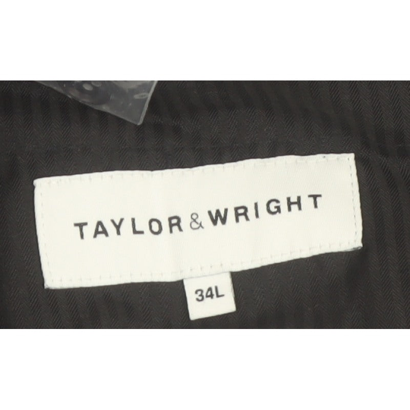 Taylor & Wright Men's Blue 34L Dress Pants Formal Trousers