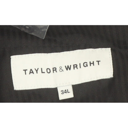 Taylor & Wright Men's Blue 34L Dress Pants Formal Trousers
