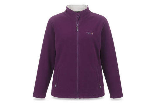 Regatta Women’s Purple Softshell Zip Jacket Size 12 Windproof Outdoor