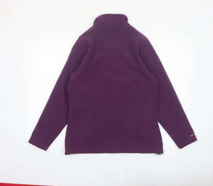 Regatta Women’s Purple Softshell Zip Jacket Size 12 Windproof Outdoor