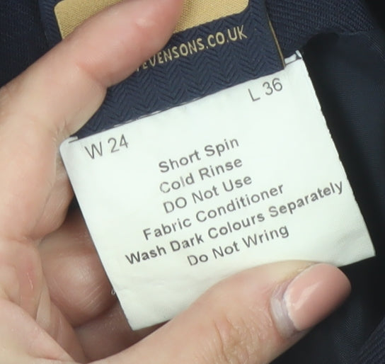 Stevensons Women's Blue Long A-Line Work Skirt Size 8