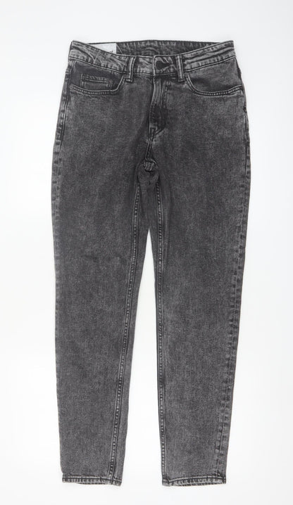 H&M Men's Grey Regular Tapered Denim Jeans 30W 32L