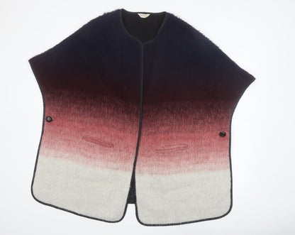 Marks and Spencer Women’s Multicoloured Size 12-14 Wool Blend Cape