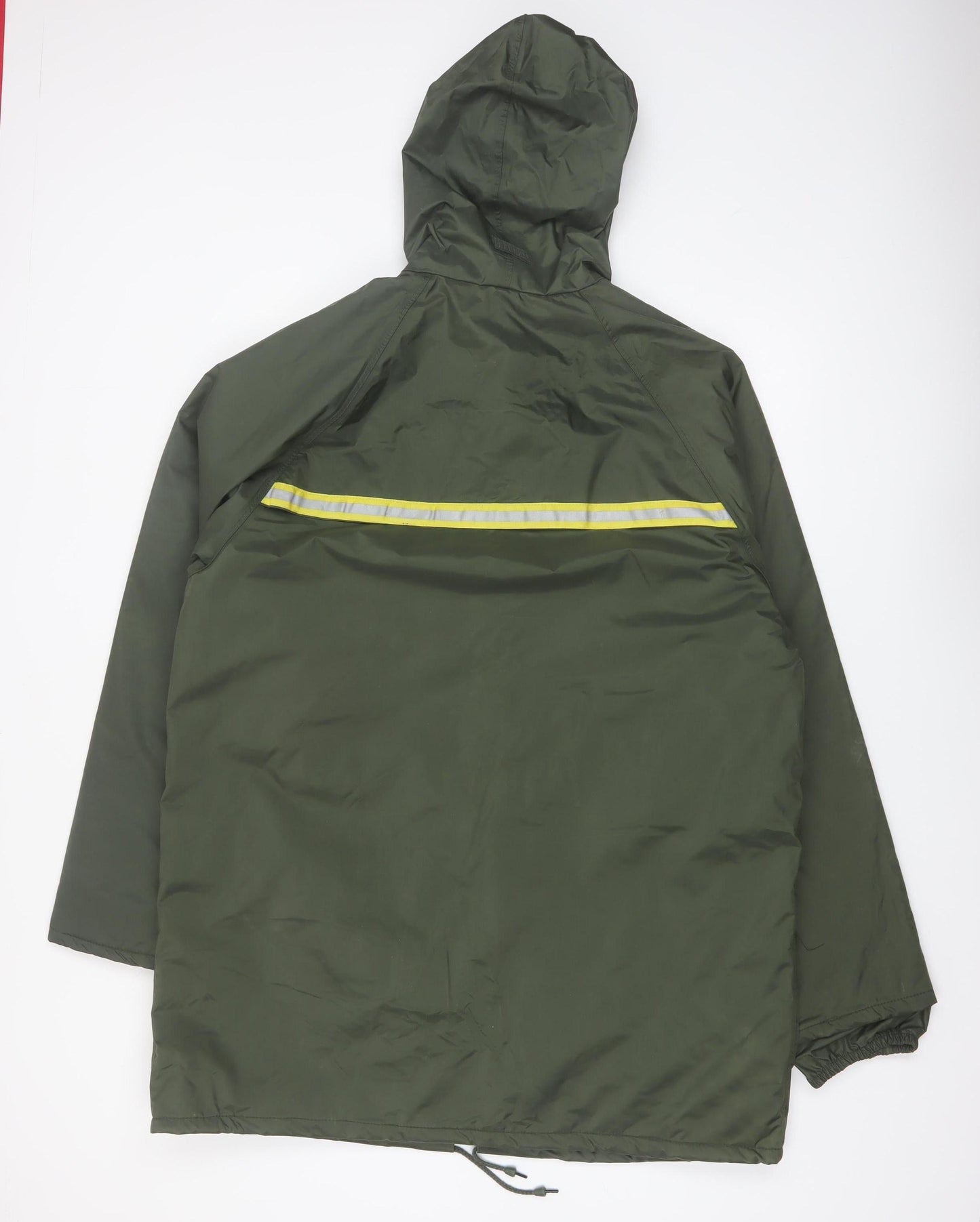 Marks and Spencer Men's Green L Hooded Waterproof Rain Coat Jacket