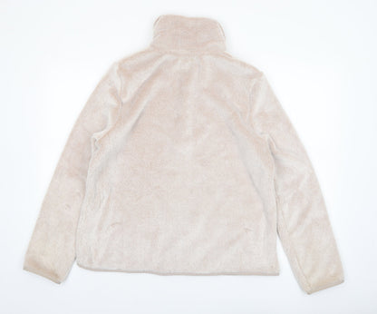 Equestrian Women’s Beige Fleece Pullover Sweatshirt Size 16/18