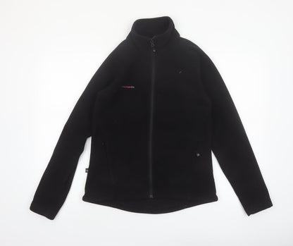 Mountain Life Women's Black Fleece Full Zip Jacket Size 8