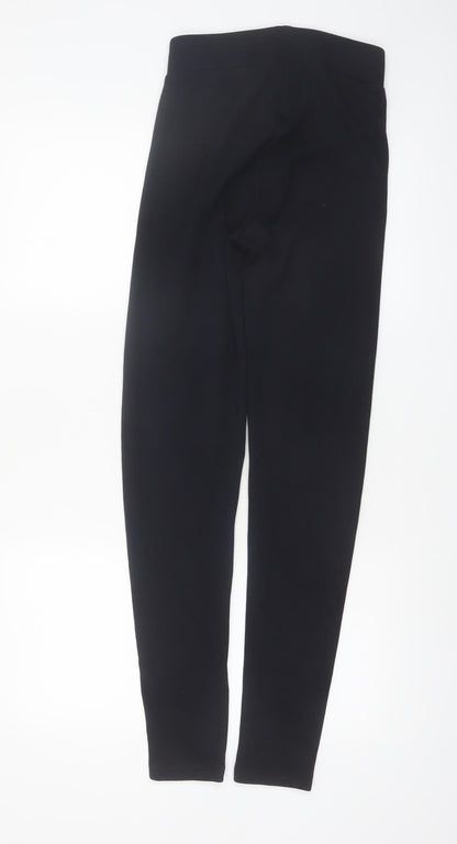 Marks and Spencer Women's Black Size 6 Long Stretch Leggings