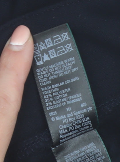 Marks and Spencer Women's Black Size 6 Long Stretch Leggings