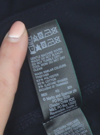 Marks and Spencer Women's Black Size 6 Long Stretch Leggings