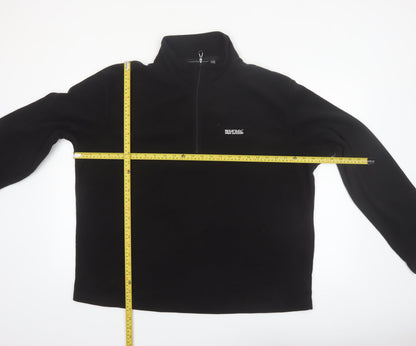 Regatta Men's Black 2XL Fleece 1/4 Zip Pullover Sweatshirt