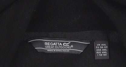 Regatta Men's Black 2XL Fleece 1/4 Zip Pullover Sweatshirt