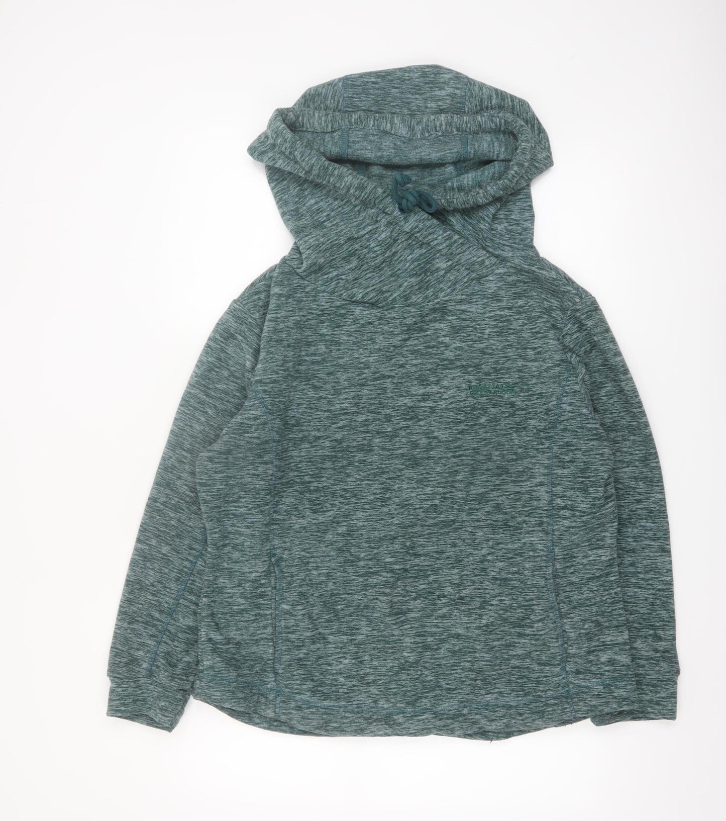 Regatta Great Outdoors Women’s Green Pullover Hoodie UK 16 Polyester