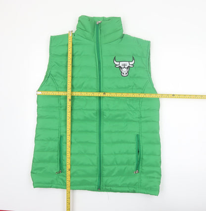 SkyHigh Marketing Men's Green Puffer Waistcoat L Sports Casual