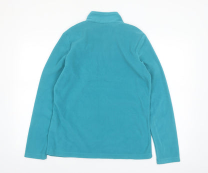 Regatta Great Outdoors Women's Blue 1/2 Zip Fleece Pullover UK 12