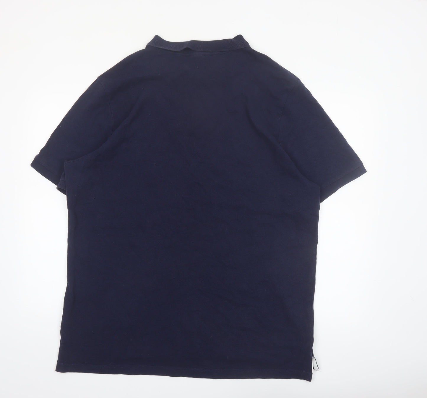 Nike Men's Blue 2XL Cotton Polo Shirt Short Sleeve Sports Top