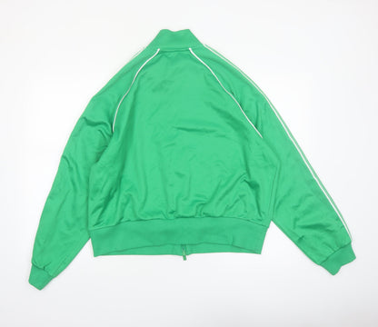 Marks and Spencer Women's Green L Full Zip Track Jacket