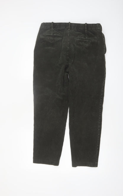 UNIQLO Women’s Brown Corduroy Chino Trousers M Regular Fit