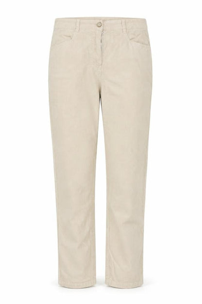 Poetry Women’s Beige Corduroy Chino Trousers UK 6 Regular Fit