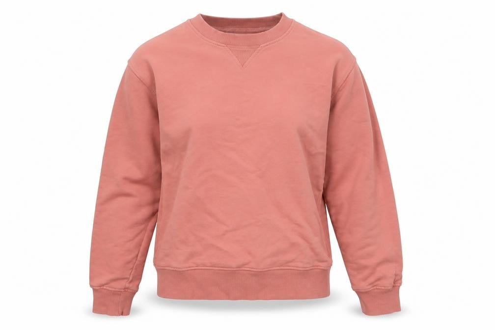 Marks and Spencer Womens Pink Cotton Pullover Sweatshirt Size S