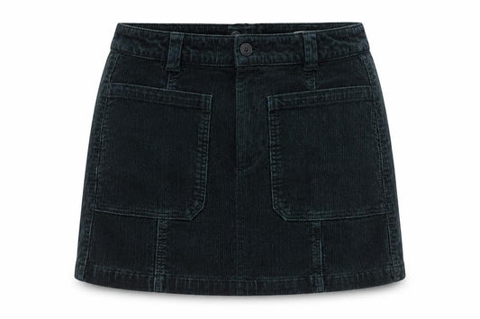 Marks and Spencer Women Blue Corduroy A-Line Short Skirt Size 10