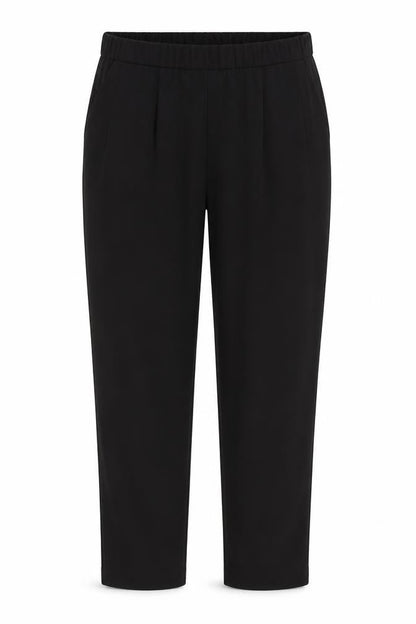 Kin by John Lewis Women's Black Size 12 Pleated Straight Trousers